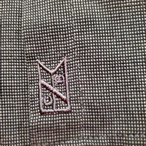 Cutter & Buck NFL Baltimore Ravens Black & White Small Check Button Front Blouse - Picture 7 of 10